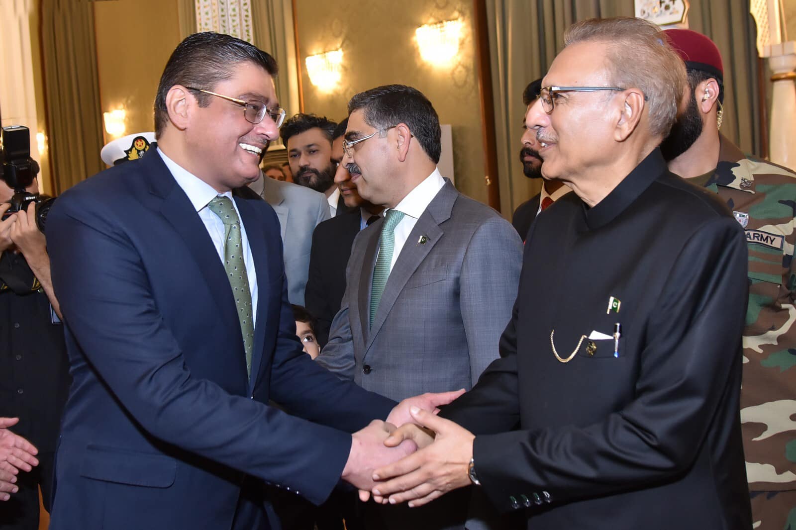 Muhammad Shakeel Munir with Former President of Pakistan